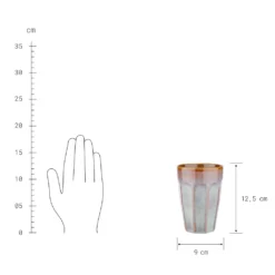 BUTLERS BERGAMO Latte Macchiato Tasse 330ml -Wohnstil Angebote Store 079d8456e00822c5c88ef5c3e79792ce