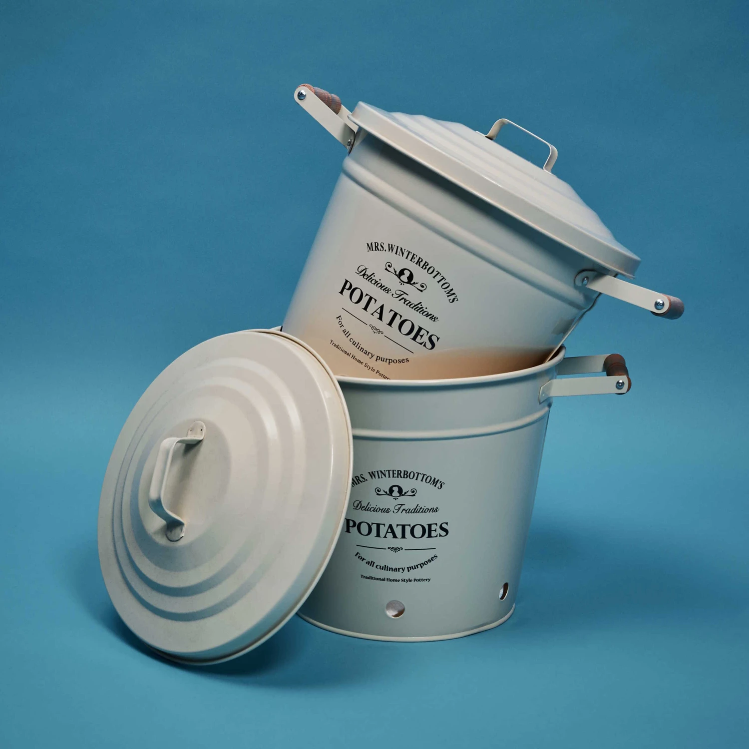 MRS. WINTERBOTTOM'S Kartoffeleimer Höhe 26cm 2 MRS. WINTERBOTTOM'S Kartoffeleimer Höhe 26cm – Bild 2