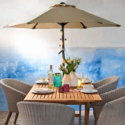 SIESTA Sonnenschirm Mit Kurbel Ø250m -Wohnstil Angebote Store 10192057 7