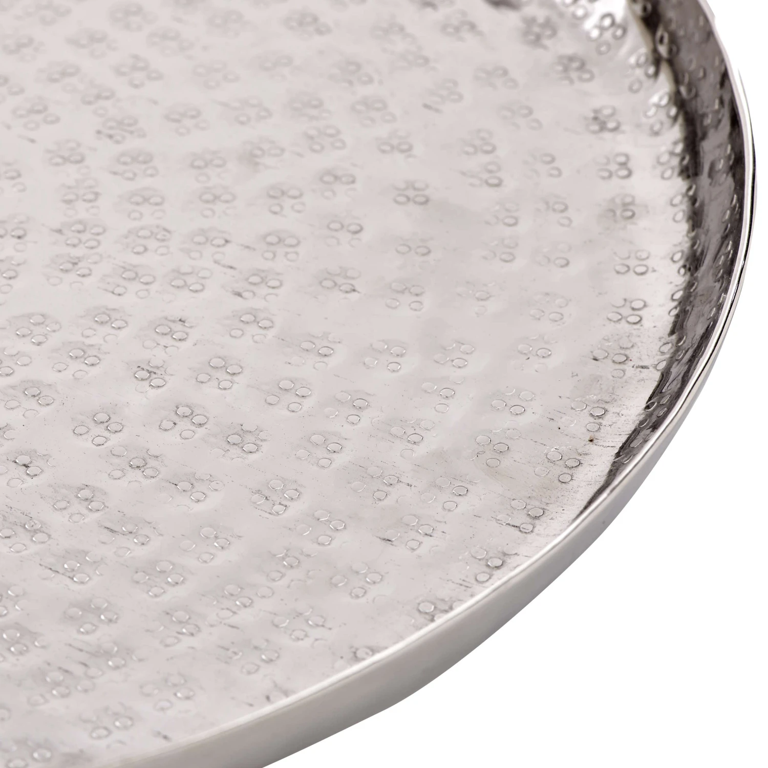 ORIENTAL LOUNGE Deko-Teller Gehämmert Ø34cm 4 ORIENTAL LOUNGE Deko-Teller Gehämmert Ø34cm – Bild 4