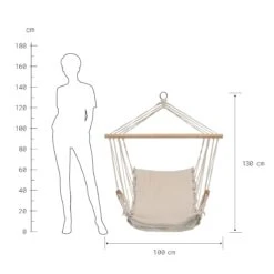 BABOON Hängesessel Mit Holzarmlehnen -Wohnstil Angebote Store 10202362 2