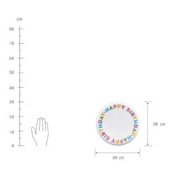 HAPPY BIRTHDAY Kuchenplatte Ø32cm -Wohnstil Angebote Store 10202645 3