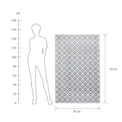 COLOUR CLASH In- & Outdoor-Teppich Mosaik L 150 X B 90cm -Wohnstil Angebote Store 10210626 3