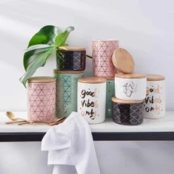 QUEEN IT Aufbewahrungsdose Zickzack 1000ml -Wohnstil Angebote Store 10212281 2