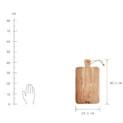 CUTTING CREW Schneidebrett Mit Juteband L 44 X B 24cm -Wohnstil Angebote Store 10213007 3