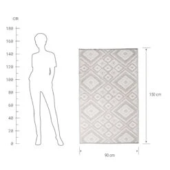 COLOUR CLASH In- & Outdoor-Teppich Ethno L 150 X B 90cm -Wohnstil Angebote Store 10214542 2