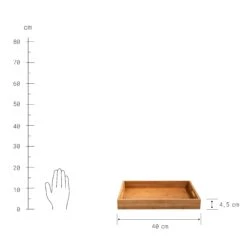 BAMBOO Tablett Mit Griffen L 40 X B 30cm -Wohnstil Angebote Store 10216043 1