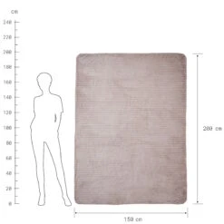 LORD OF CORD Decke Geschoren L 200 X B 150cm -Wohnstil Angebote Store 10217524 1