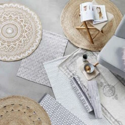 ALL NATURE Hanf-Teppich Ø110cm -Wohnstil Angebote Store 10221289 8