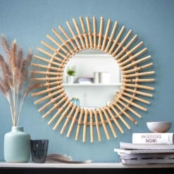 COTTAGE Spiegel Sonnenförmig Ø56cm -Wohnstil Angebote Store 10222030 1