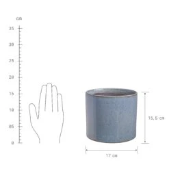 GLAZE Blumentopf Ø17cm -Wohnstil Angebote Store 10222088 3