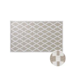 COLOUR CLASH In- & Outdoor-Teppich Rauten L 150 X B 90cm