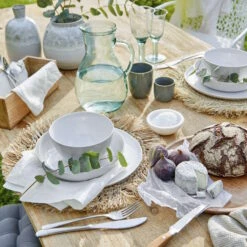 RAFFIA Platzset Mit Fransen Ø41cm -Wohnstil Angebote Store 10222859 3