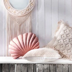 MACRAMÉ Kissen ZickZack L 45 X B 45cm -Wohnstil Angebote Store 10222953 8