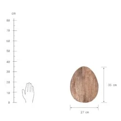 MANGO DAYS Deko-Teller Organisch L 35 X B 27cm -Wohnstil Angebote Store 10223348 2