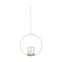 LUNA Hängedeko-Ring Mit Glaseinsatz Ø40cm -Wohnstil Angebote Store 10223518 2