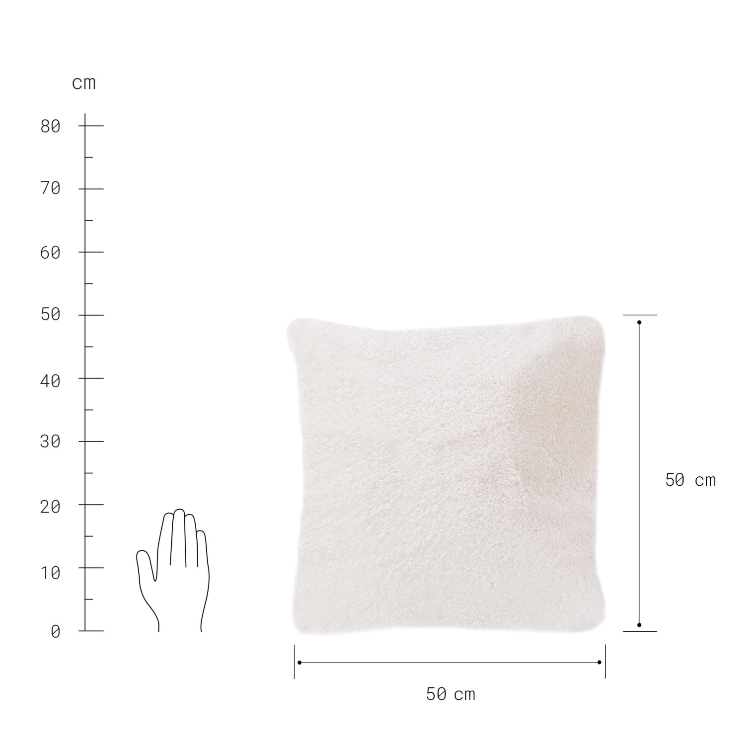 WILD THING Fellkissen L 50 X B 50cm 6 WILD THING Fellkissen L 50 X B 50cm – Bild 6