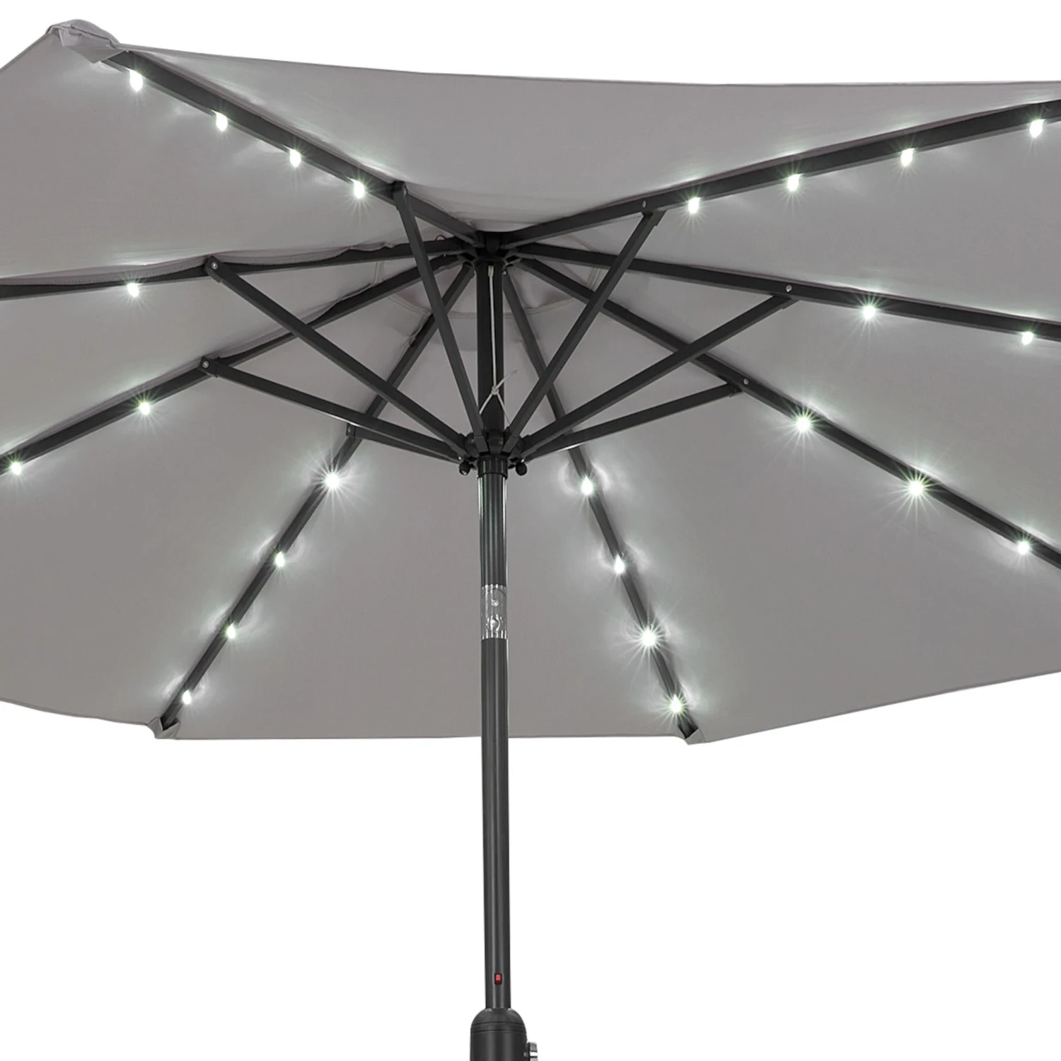 SUN & STARS Sonnenschirm Mit LED-Solar-Lichter Ø180cm 7 SUN & STARS Sonnenschirm Mit LED-Solar-Lichter Ø180cm – Bild 7