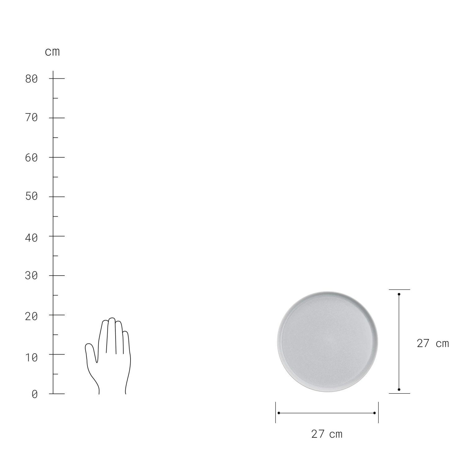 CASA NOVA Dinnerteller Ø27cm 4 CASA NOVA Dinnerteller Ø27cm – Bild 4