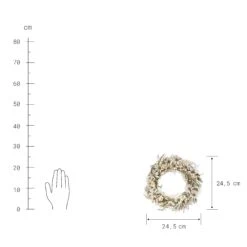 FLOWER MARKET Trockenblumenkranz Bleache Ø25cm -Wohnstil Angebote Store 10224619 2