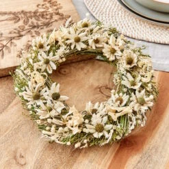 FLOWER MARKET Trockenblumenkranz Bleache Ø25cm -Wohnstil Angebote Store 10224619 7