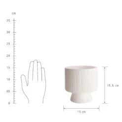 ROME Blumentopf Ø15cm -Wohnstil Angebote Store 10224658 3