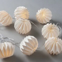 HANAMI LED-Lampions 8 Lichter Mit USB-Batteriefach -Wohnstil Angebote Store 10224962