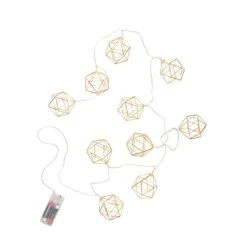 GEOMETRICS LED-Lichterkette Würfel 10 Lichter Mit USB-Batteriefach -Wohnstil Angebote Store 10225630 2