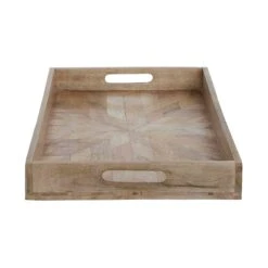 MANGO DAYS Deko-Tablett Mit Intarsienmuster L 46 X B 31cm -Wohnstil Angebote Store 10225831 2