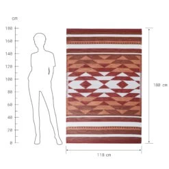 COLOUR CLASH In- & Outdoor-Teppich Ikat L 180 X B 118cm -Wohnstil Angebote Store 10226116 2