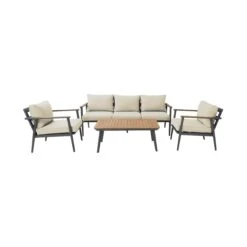 TEAK TIME Lounge-Set 4-tlg.