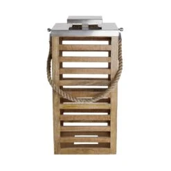 SHORE Laterne Mangoholz Höhe 65cm -Wohnstil Angebote Store 10226269 4