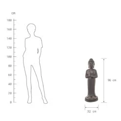 BUDDHA Statue Höhe 96cm -Wohnstil Angebote Store 10226308 2