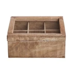 TEA TIME Teebox Mit Blumen-Lasergravur L 23 X B 18cm -Wohnstil Angebote Store 10226513 4