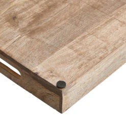 FATIMA Tablett Mit Schnitzerei L 51 X B 32cm -Wohnstil Angebote Store 10226967 5