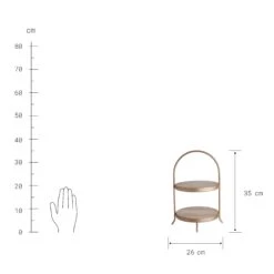 KATE Etagere 2-stufig Höhe 35cm -Wohnstil Angebote Store 10226981 2