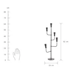 RUST Kerzenhalter Für 5 Kerzen 8 RUST Kerzenhalter Für 5 Kerzen -Wohnstil Angebote Store 10227578 3