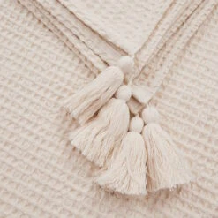 HONEY COMB Decke Mit Tasseln L 200 X B 140cm -Wohnstil Angebote Store 10227988 4