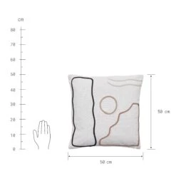 ABSTRACTKissen L 50 X B 50cm -Wohnstil Angebote Store 10227992 2