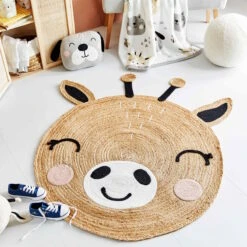 TINY TOWNHanf-Teppich Giraffe Ø110cm -Wohnstil Angebote Store 10228213 7