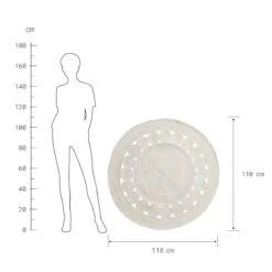 ALL NATUREHanf-Teppich Ø110cm -Wohnstil Angebote Store 10228305 2