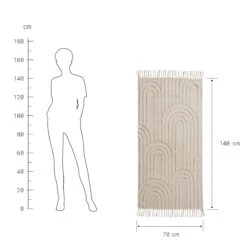 COTTON WAYLäufer Bögen L 140 X B 70cm -Wohnstil Angebote Store 10228306 2