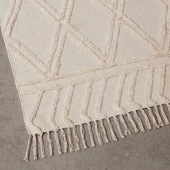 COTTON WAY Läufer Raute L 140 X B 70cm -Wohnstil Angebote Store 10228307 5