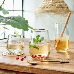 BUTLERS TOUCH OF GOLD 6x Longdrinkgläser Mit Goldrand 480ml -Wohnstil Angebote Store 2574748ef9847b2c6fd38e5c0ee3f079