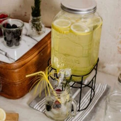 REFRESH 6x Trinkgläser Mason Mit Deckel 450ml -Wohnstil Angebote Store BUN00097 6