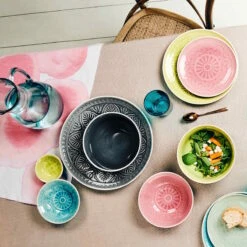 SUMATRA 4x Teller Ø25cm -Wohnstil Angebote Store BUN00696 6