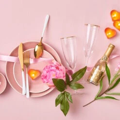 GOLDEN TWENTIES 4x Sektgläser Mit Goldrand Und Rillen 250ml 12 GOLDEN TWENTIES 4x Sektgläser Mit Goldrand Und Rillen 250ml -Wohnstil Angebote Store BUN00753 5