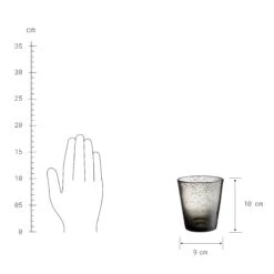 WATER COLOUR 4x Gläser Mit Luftblasen 290ml -Wohnstil Angebote Store BUN00882 2