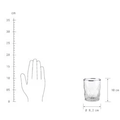 UPSCALE 6x Gläser Mit Silberrand 345ml -Wohnstil Angebote Store BUN00922 3