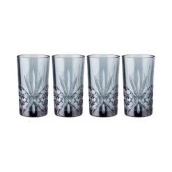 CRYSTAL CLUB 4x Longdrinkgläser 330ml -Wohnstil Angebote Store BUN00951